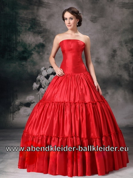 Rotes Ballkleid 