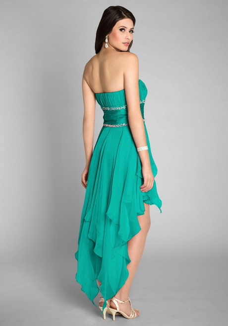Abendkleid grün kurz