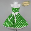 Petticoat kleid grün