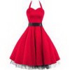Rotes petticoat kleid