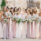Brautjungfernkleider pastell rosa