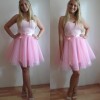 Kleid rosa pailletten