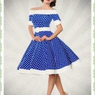 Petticoat kleid polka dots rockabilly