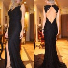 Abendkleid schwarz elegant