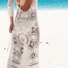 Strandkleid weiß lang
