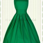 Kleid flaschengrün