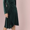 Kleid lang dunkelgrün