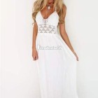 Kleid maxi weiß