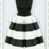 Kleid schwarz weiß kurz