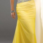 Elegante kleider gelb